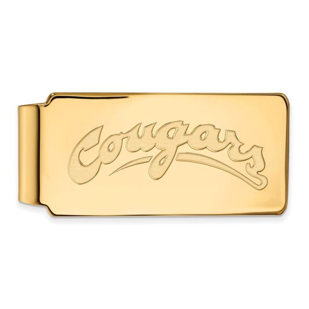 14k Gold Plated Silver Washington State Money Clip